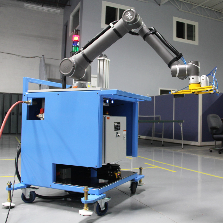 Cobot for Machine Tending Automation Process Building, Robotics Vaughan, Toronto, Ontario, Canada