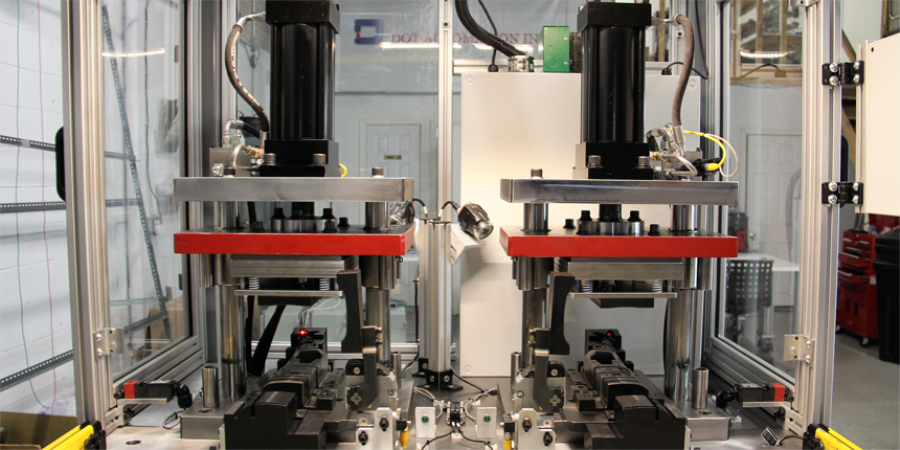 Punch Pressing Machine Automation Process Building, Robotics Vaughan, Toronto, Ontario, Canada